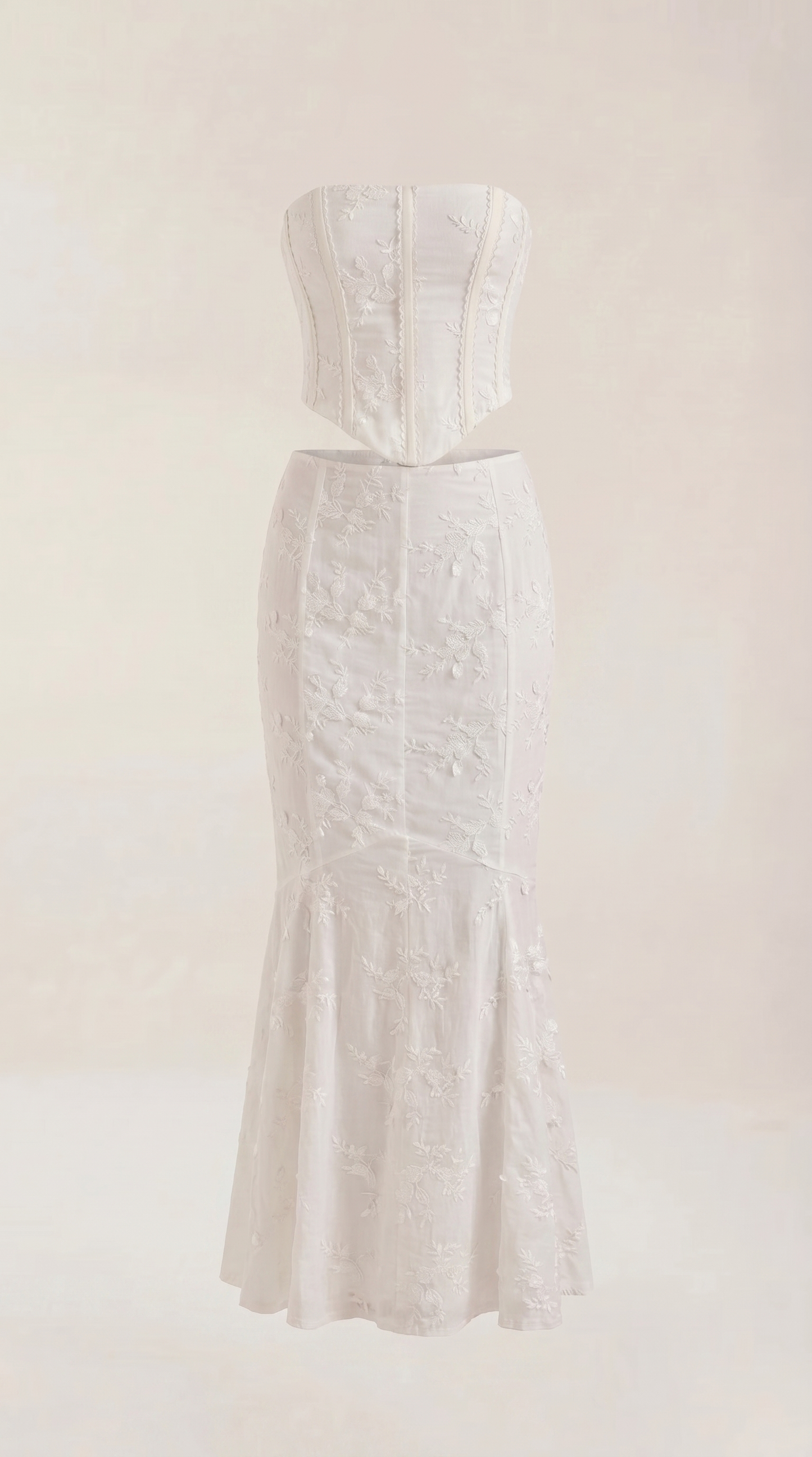 Vestido Maxi Anastasia de Encaje con Corsé