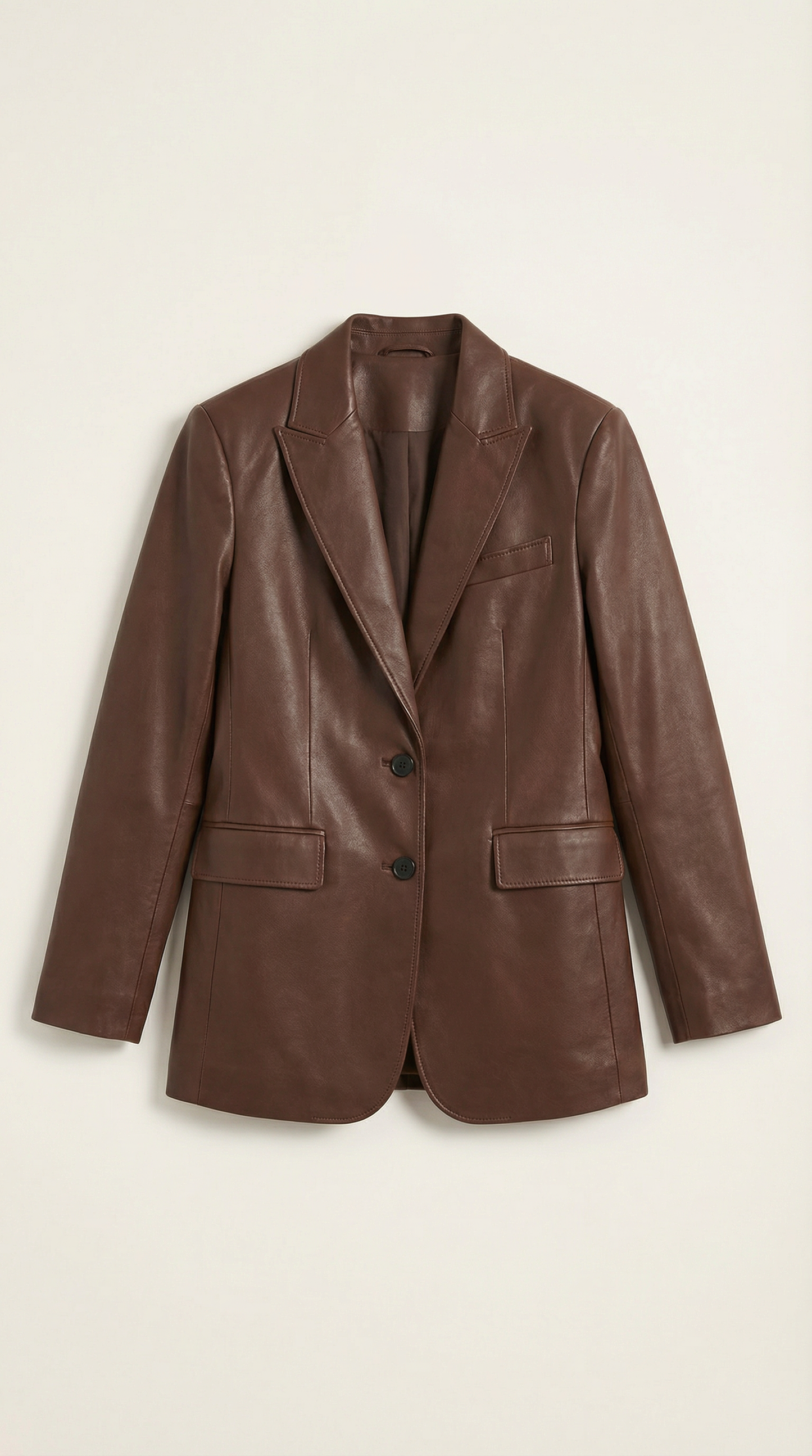 Blazer Oversize Catherine de Efecto Piel