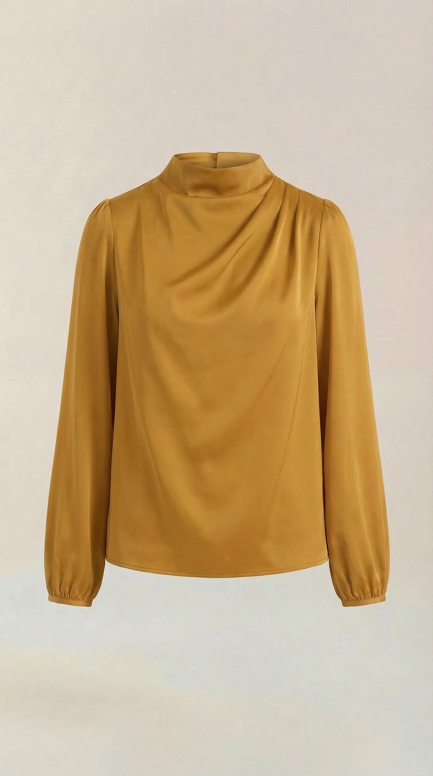 Blusa Marcia de Manga Larga Abullonada