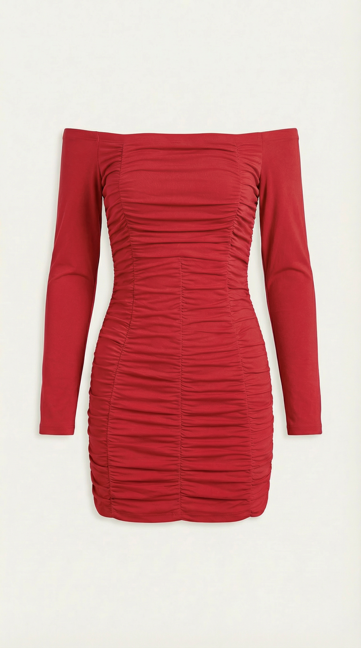 Vestido Mini Yvette con Hombros Descubiertos