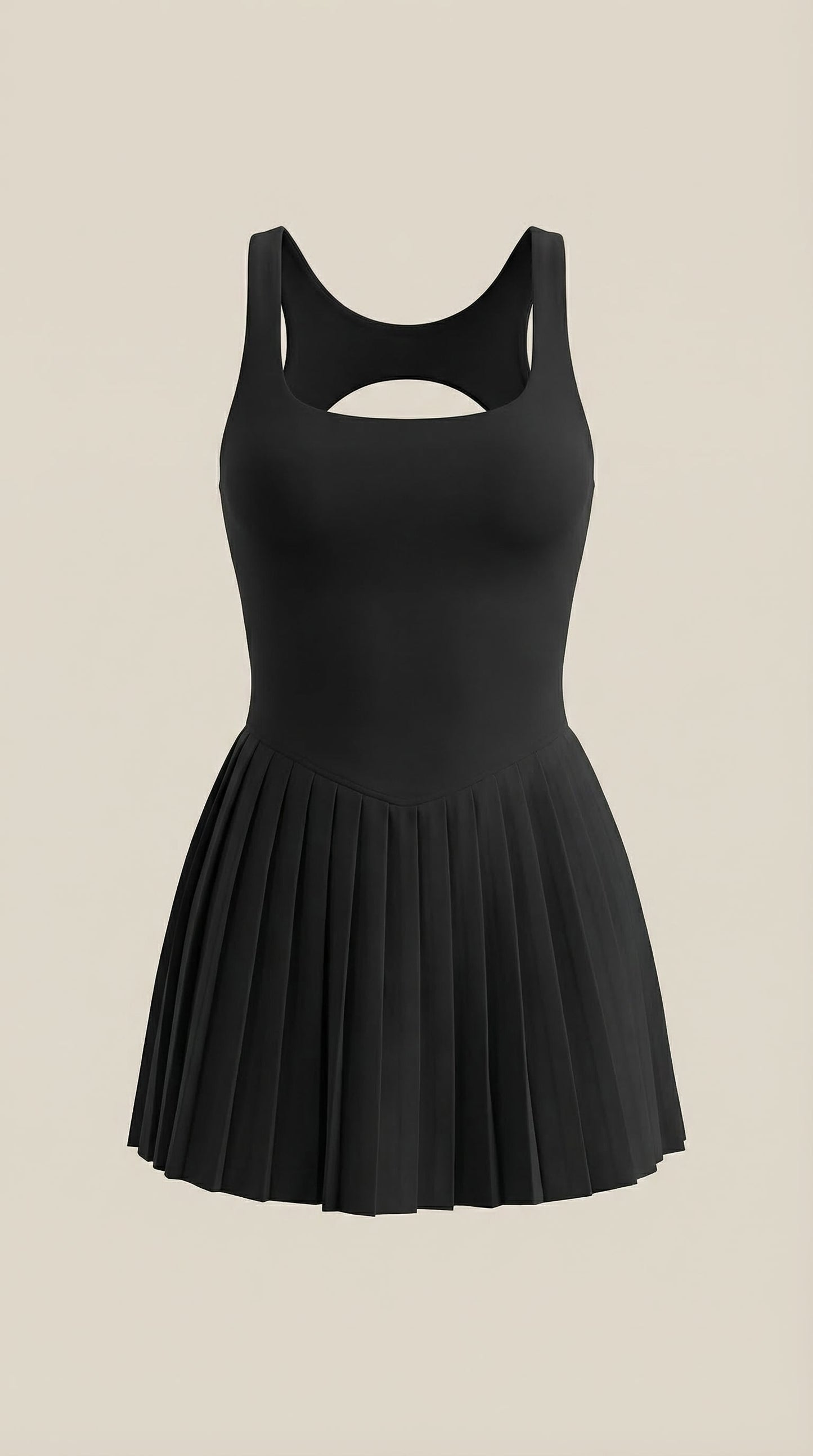 Vestido Mini Deirdre Plisado