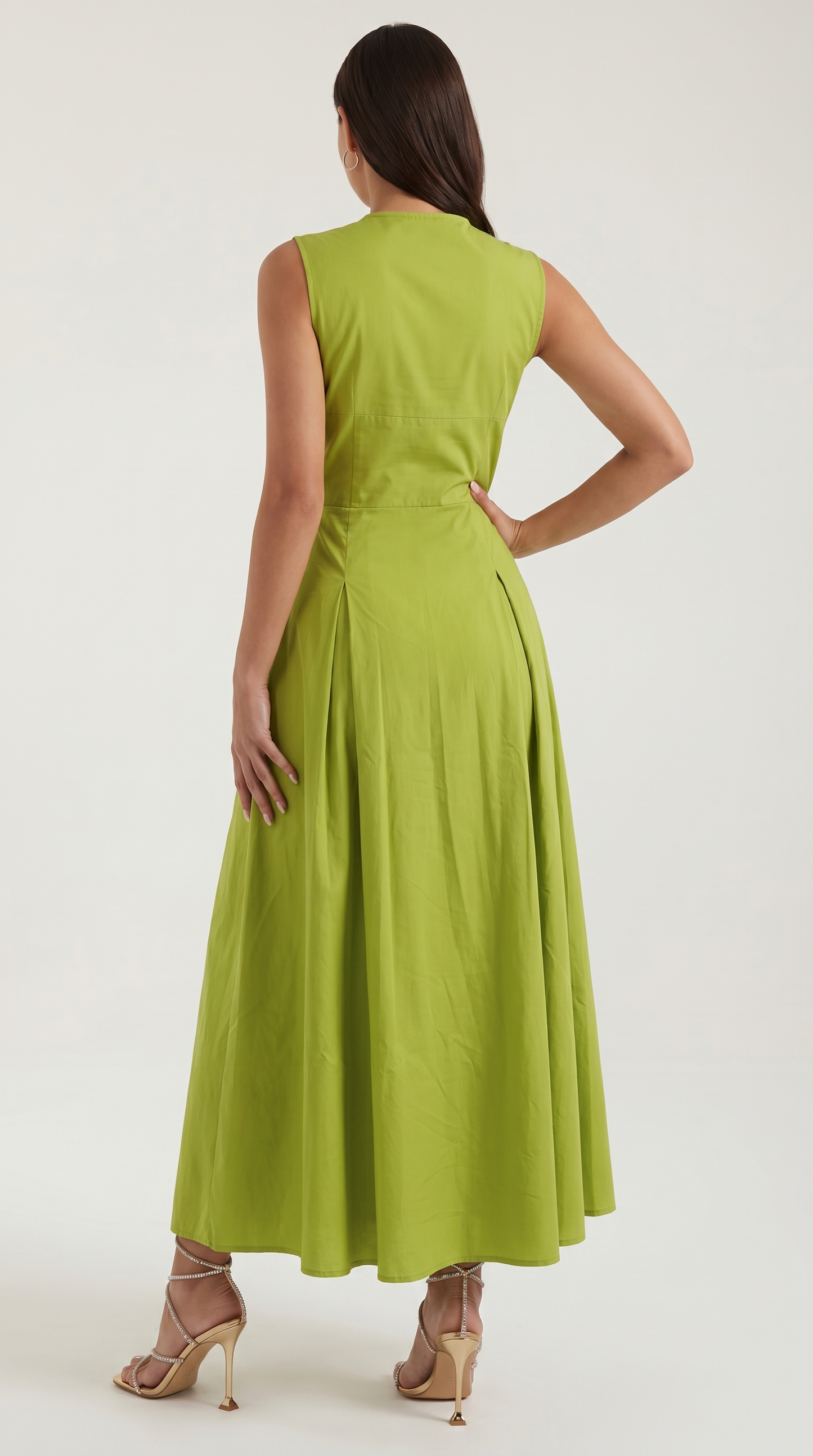 Vestido Midi Nancy de Corte A