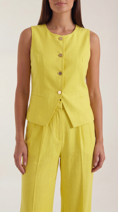 Conjunto Anita de Chaleco Entallado y Pantalón