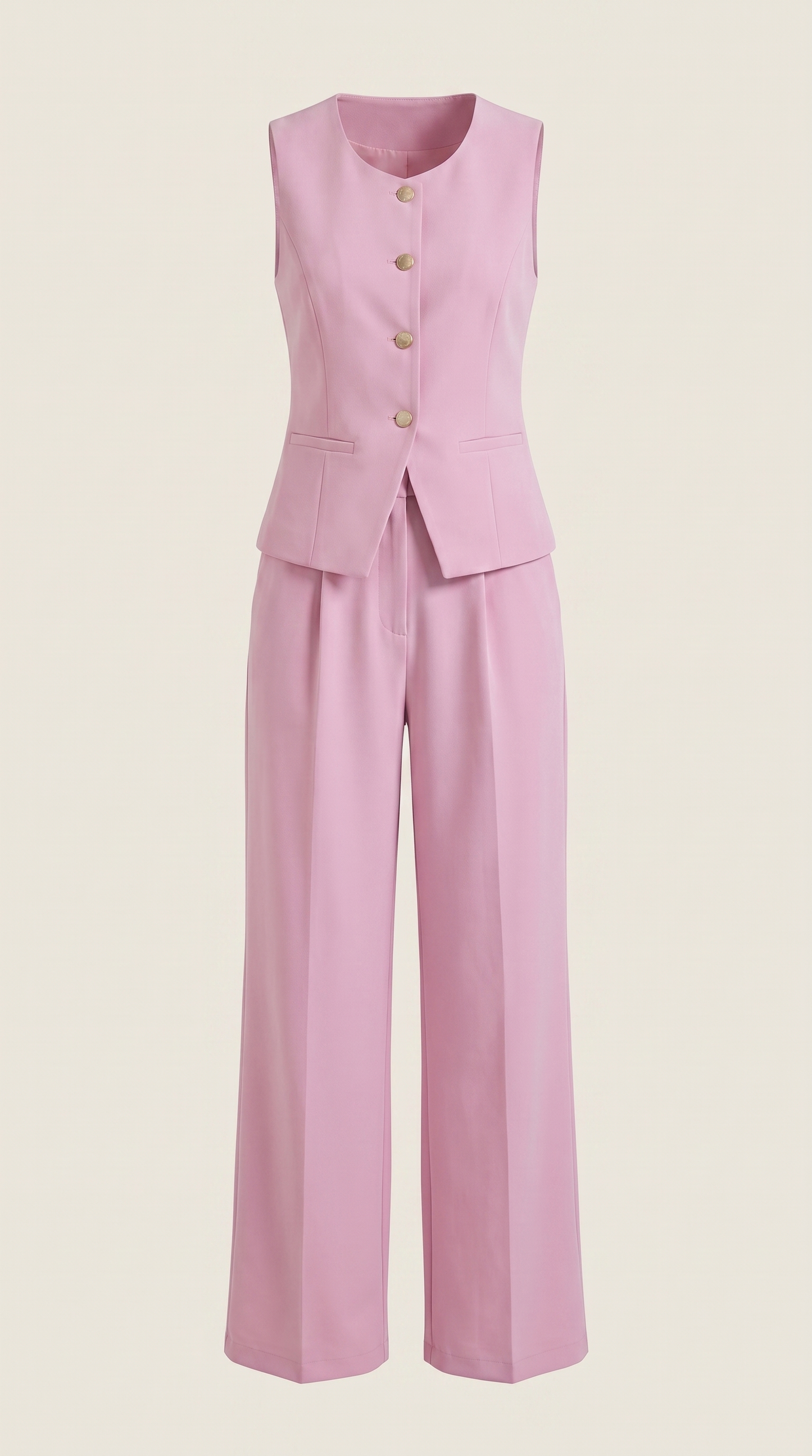 Conjunto Anita de Chaleco Entallado y Pantalón