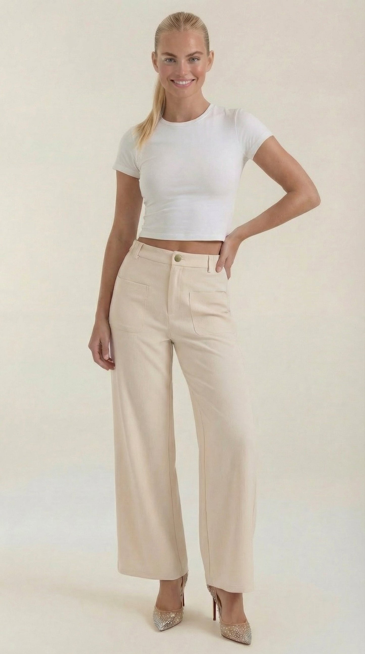 Pantalón Allison Ancho de Pana