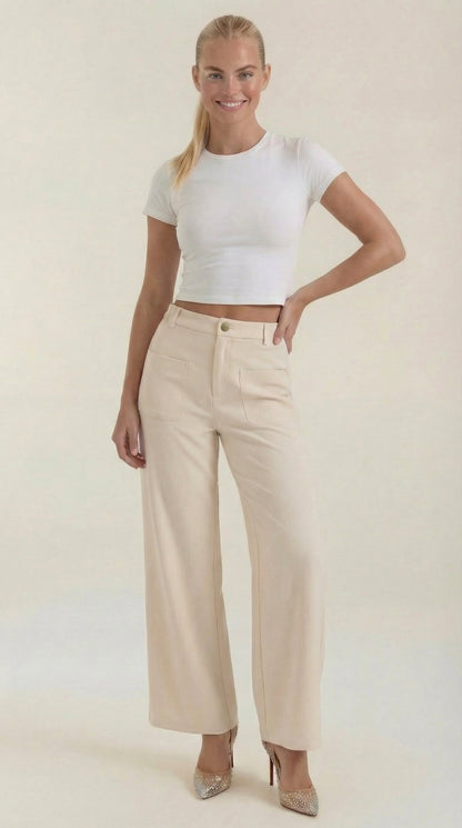 Pantalón Allison Ancho de Pana