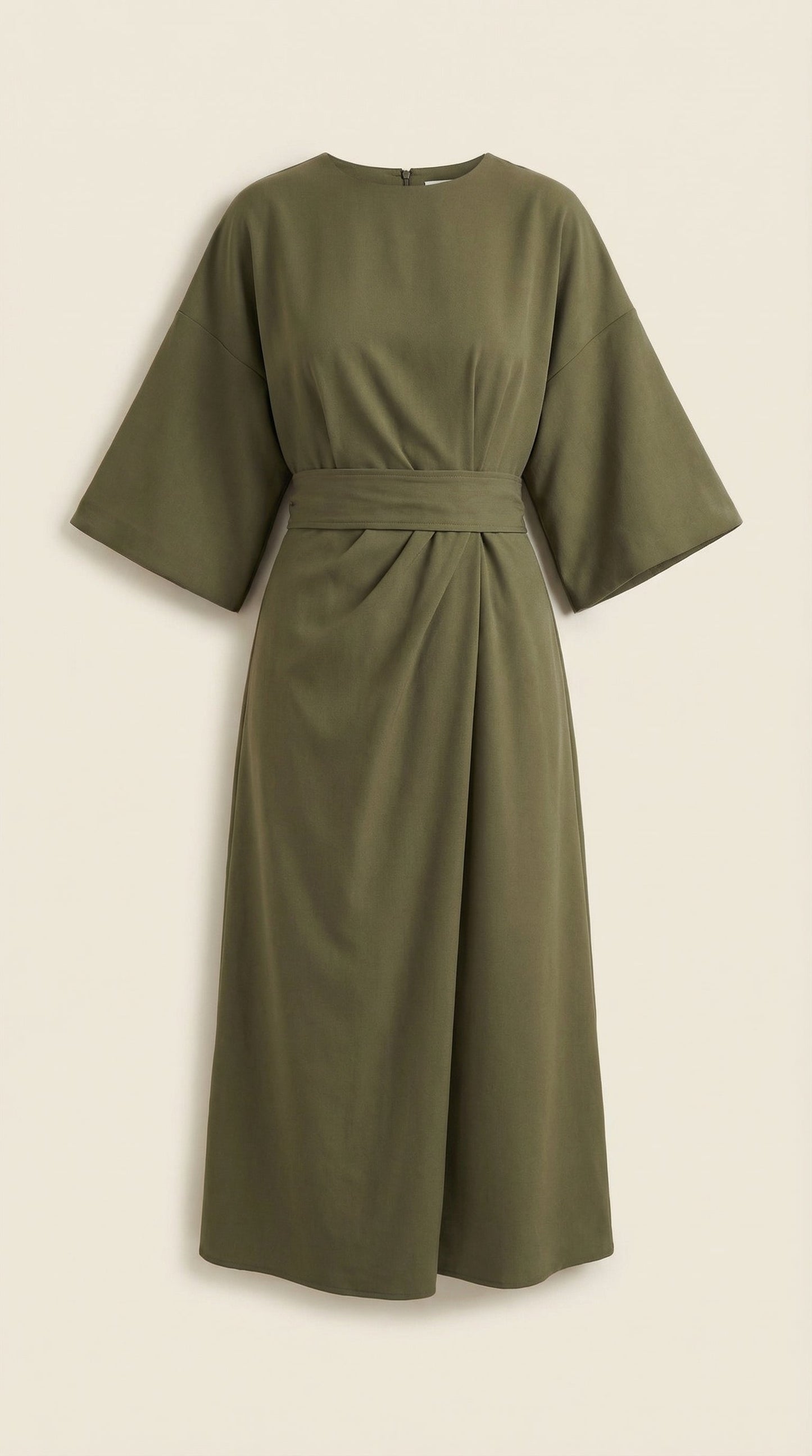 Vestido Midi Ana con Mangas Globo
