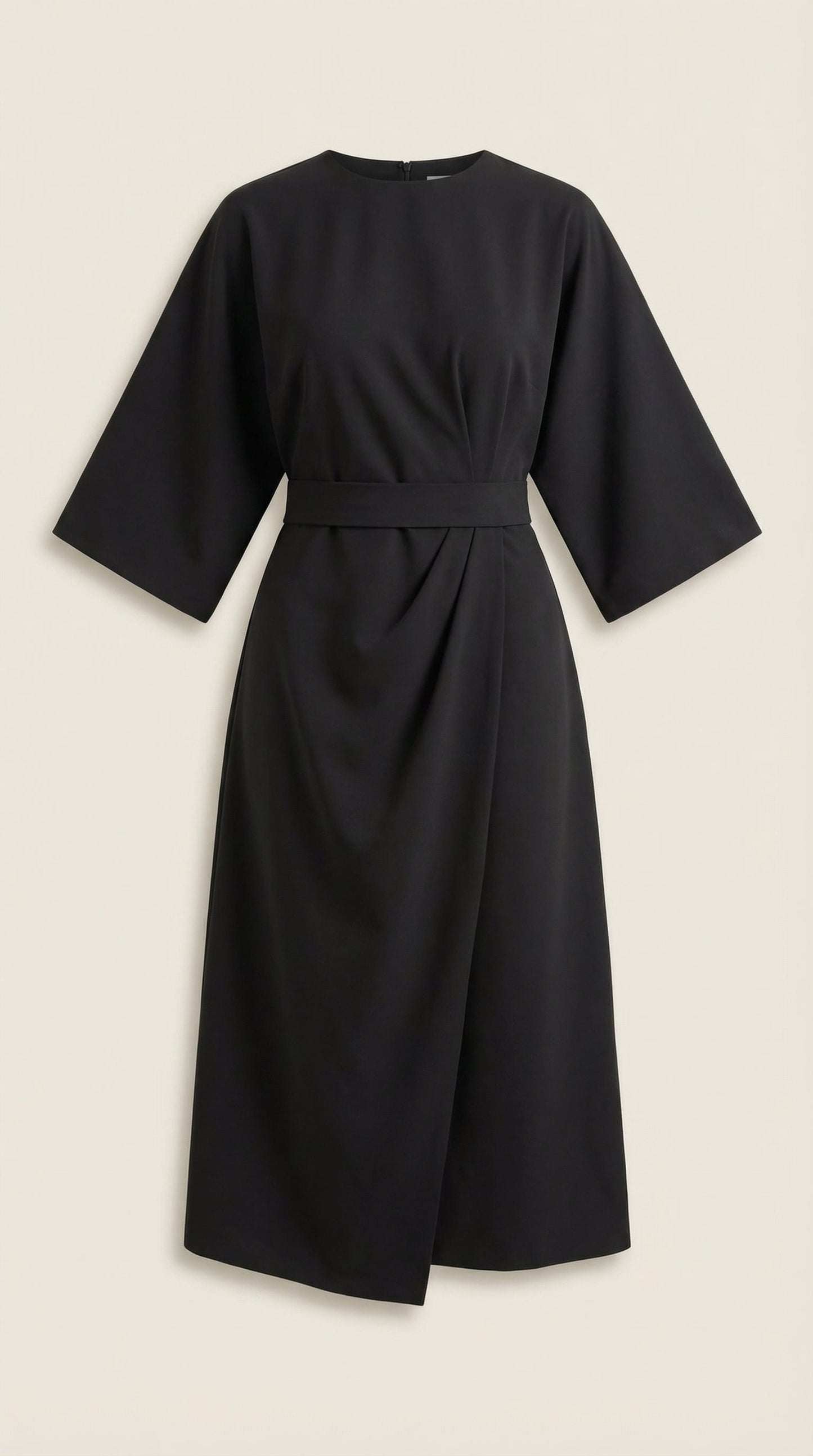 Vestido Midi Ana con Mangas Globo