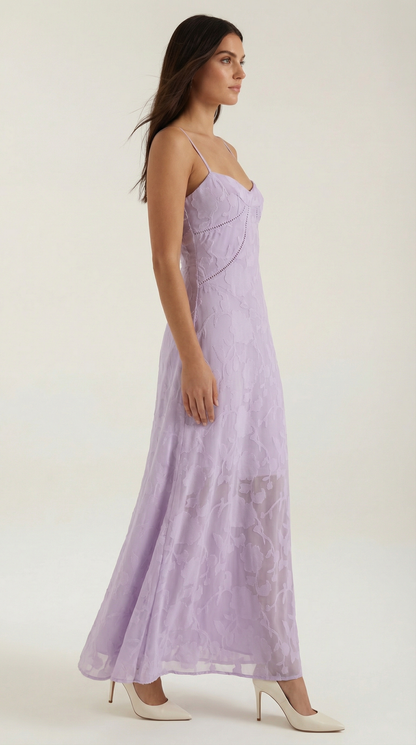 Vestido Maxi Arabelle de Jacquard