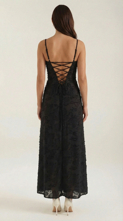 Vestido Maxi Arabelle de Jacquard