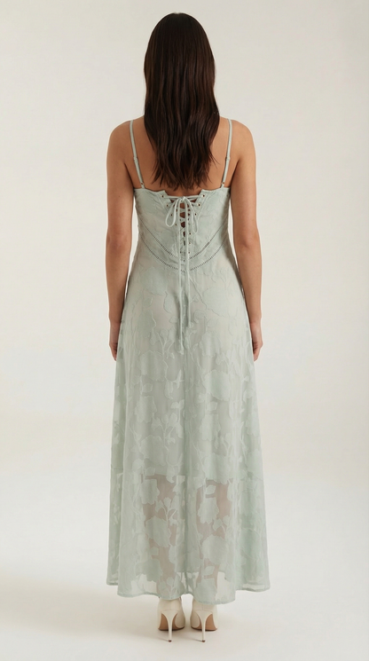 Vestido Maxi Arabelle de Jacquard