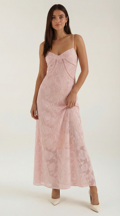 Vestido Maxi Arabelle de Jacquard