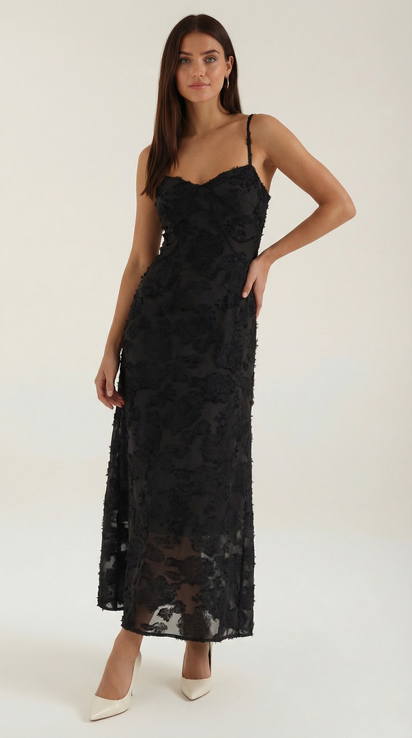 Vestido Maxi Arabelle de Jacquard