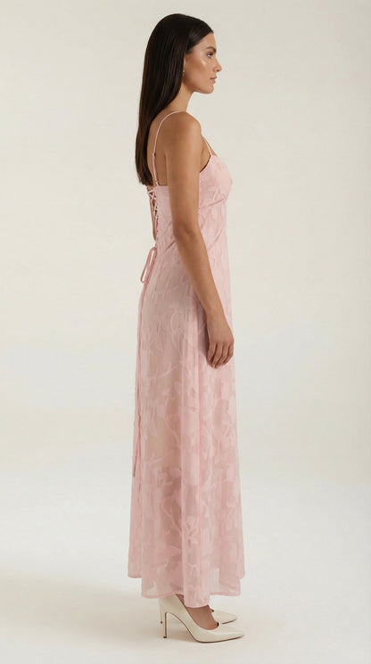 Vestido Maxi Arabelle de Jacquard