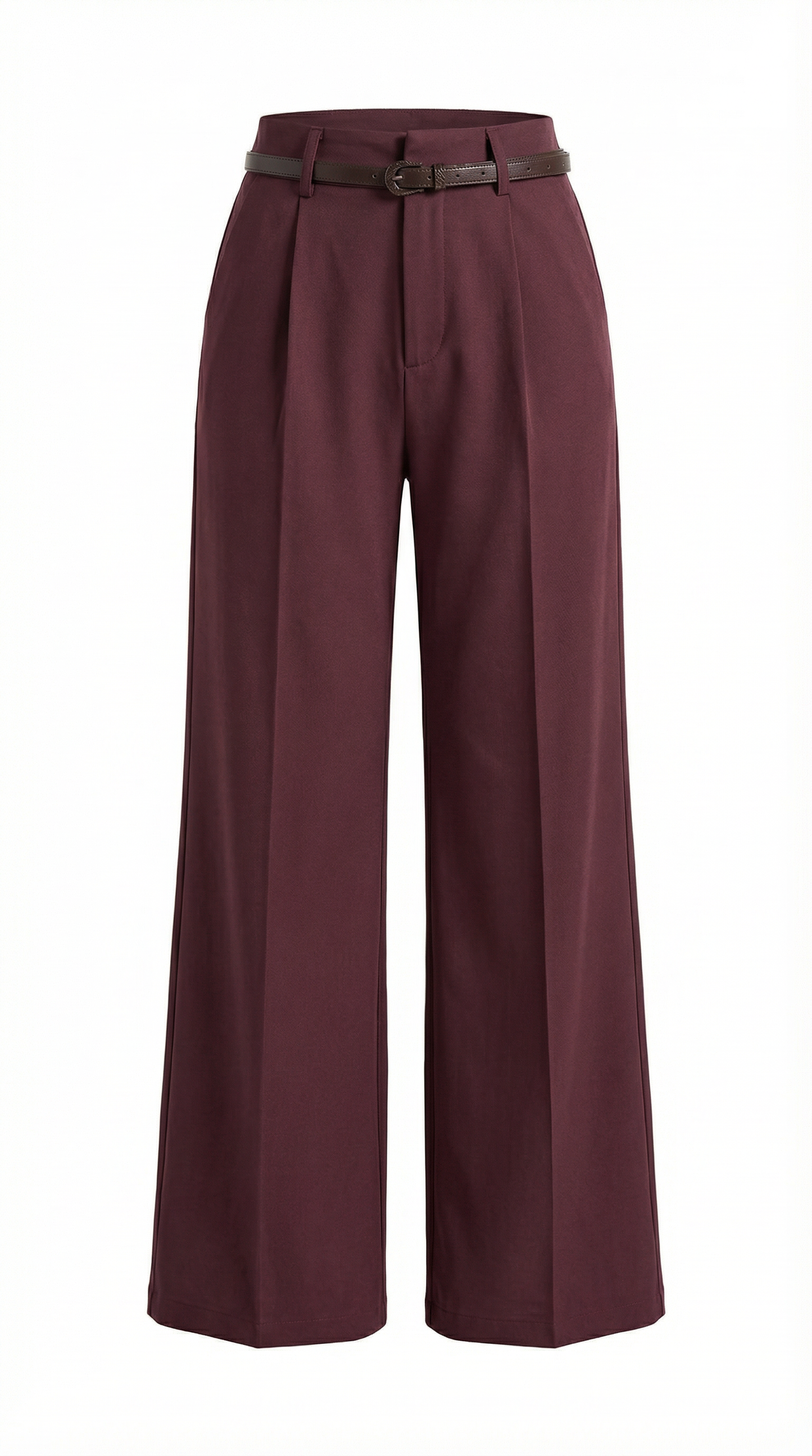 Pantalón Bertha de Pierna Ancha y Tiro Alto