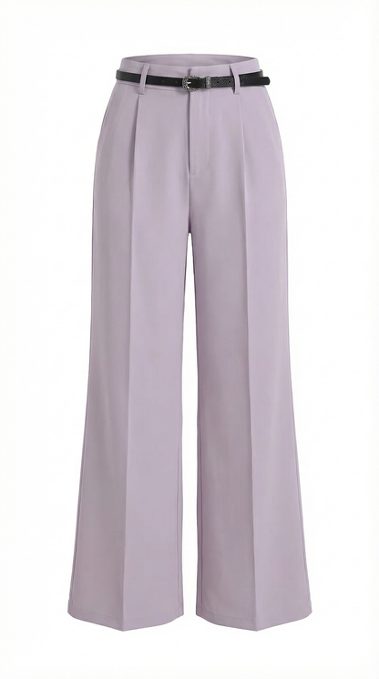 Pantalón Bertha de Pierna Ancha y Tiro Alto