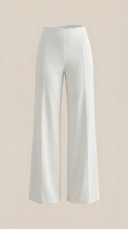 Pantalón Brooke de Pierna Ancha y Tiro Muy Alto