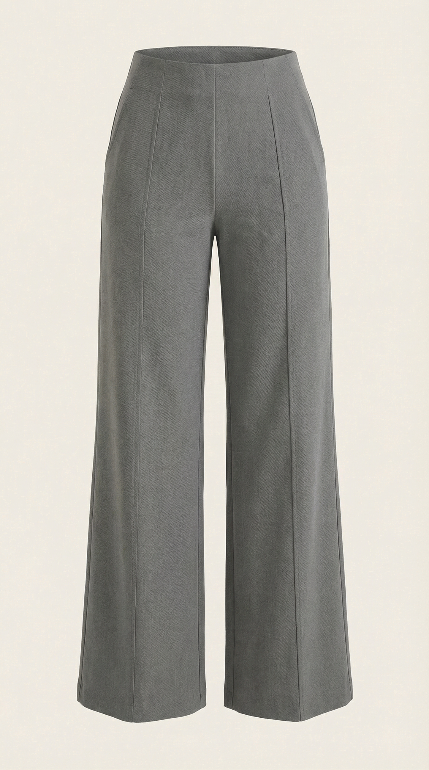 Pantalón Brooke de Pierna Ancha y Tiro Muy Alto