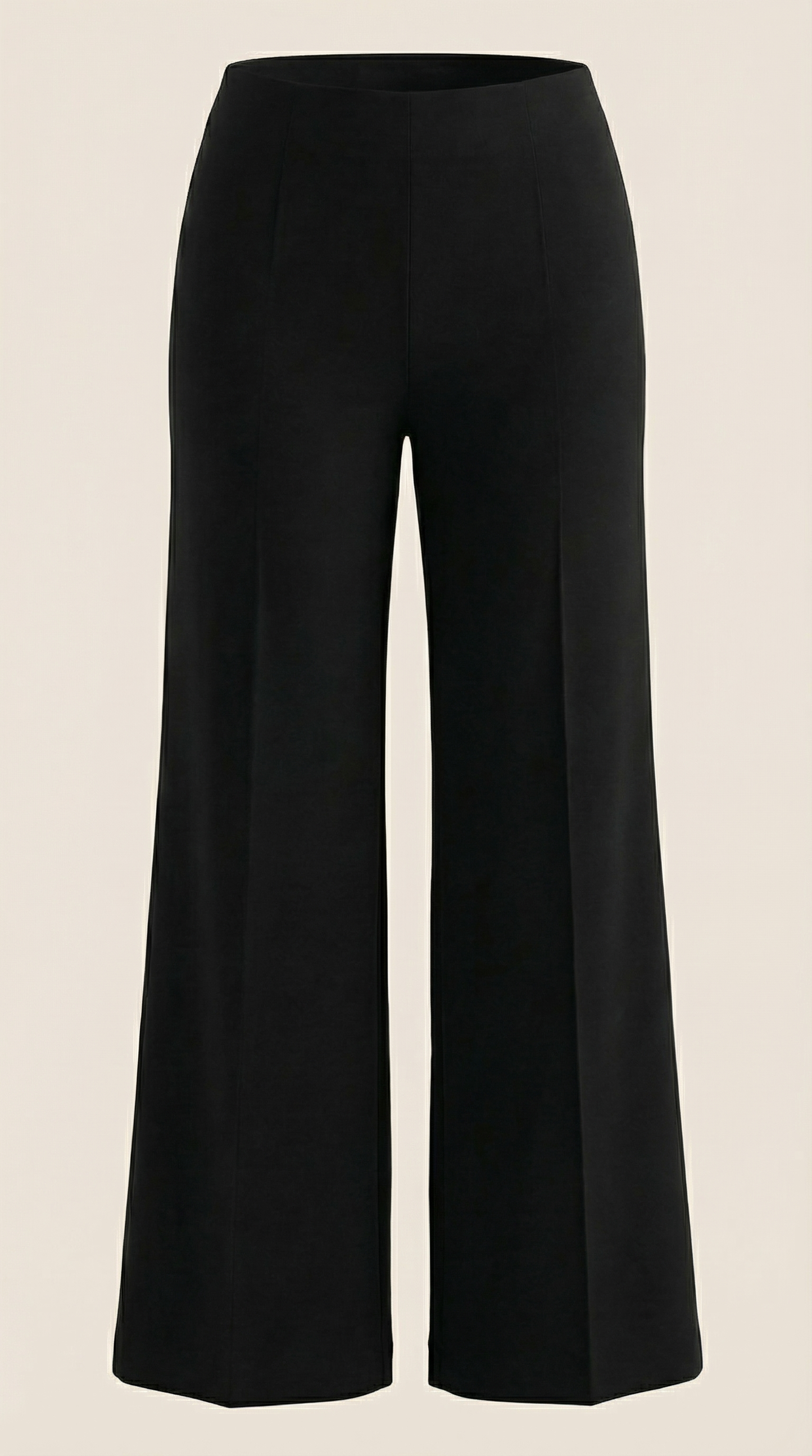 Pantalón Brooke de Pierna Ancha y Tiro Muy Alto