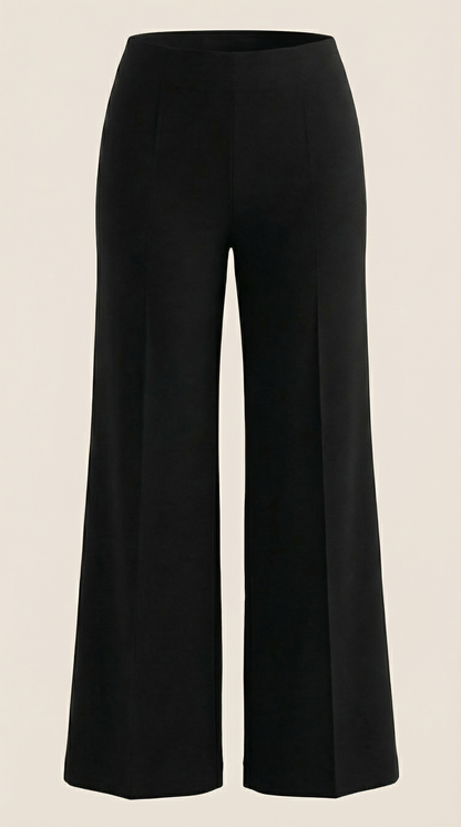Pantalón Brooke de Pierna Ancha y Tiro Muy Alto