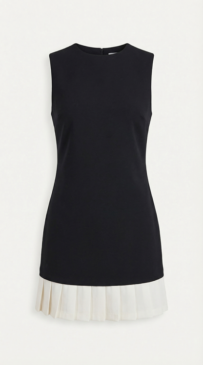Vestido Mini Celine Sin Mangas de Corte A