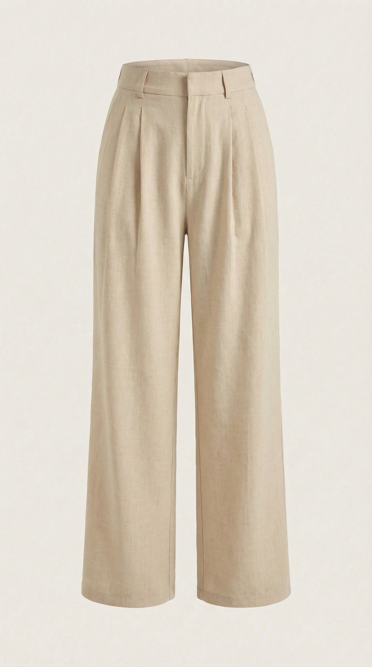 Pantalón Ancho Courtney de Mezcla de Lino