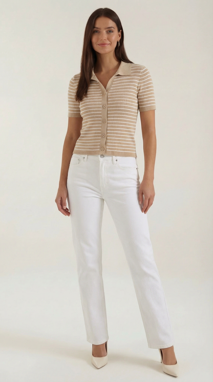Top Polo Edith de Rayas