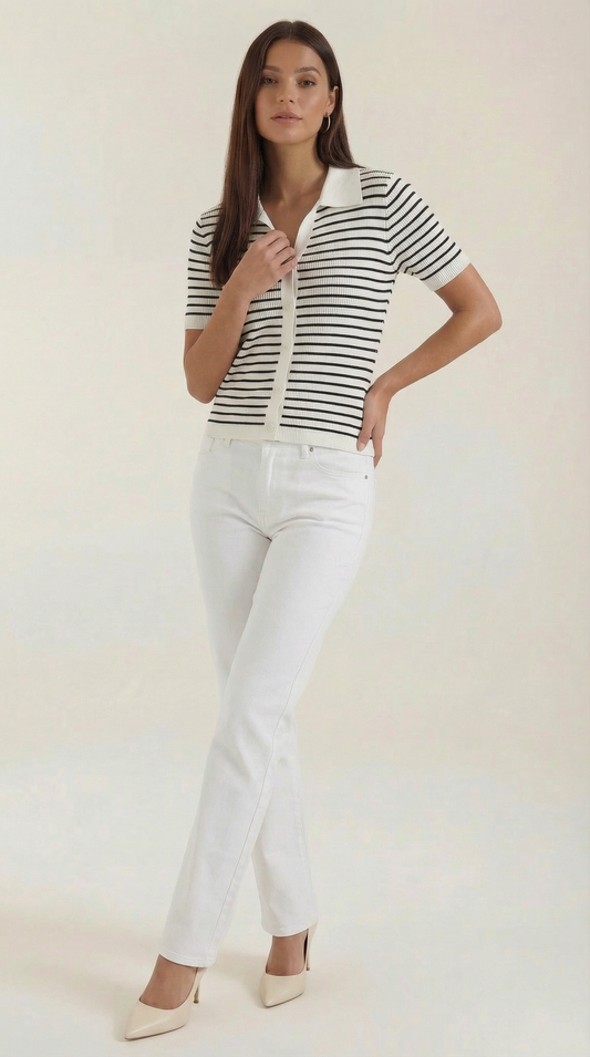 Top Polo Edith de Rayas