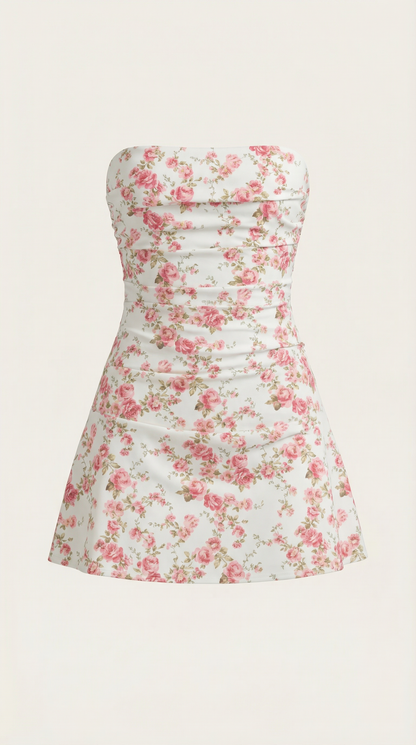 Vestido Mini Genevieve sin Tirantes