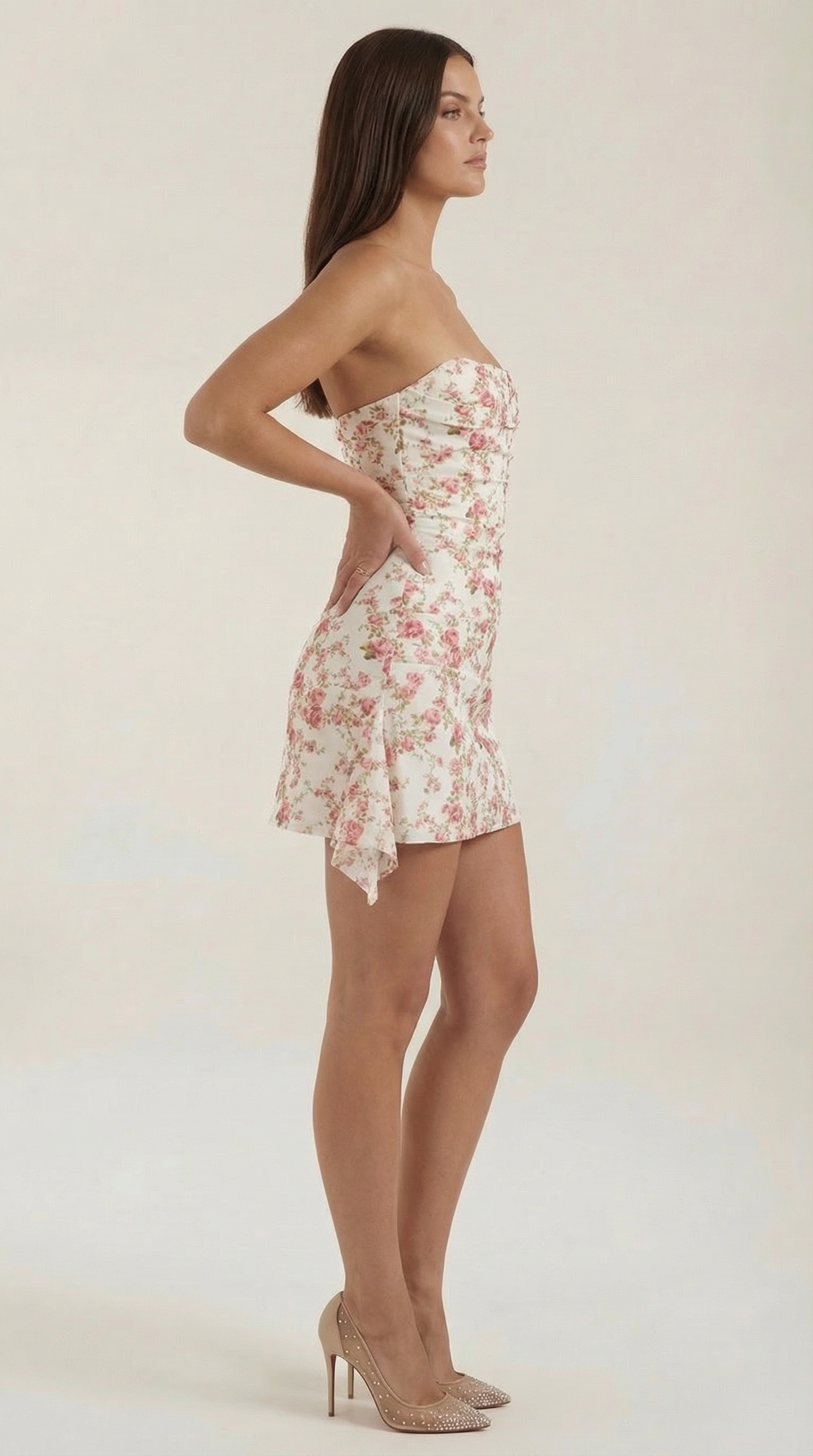 Vestido Mini Genevieve sin Tirantes