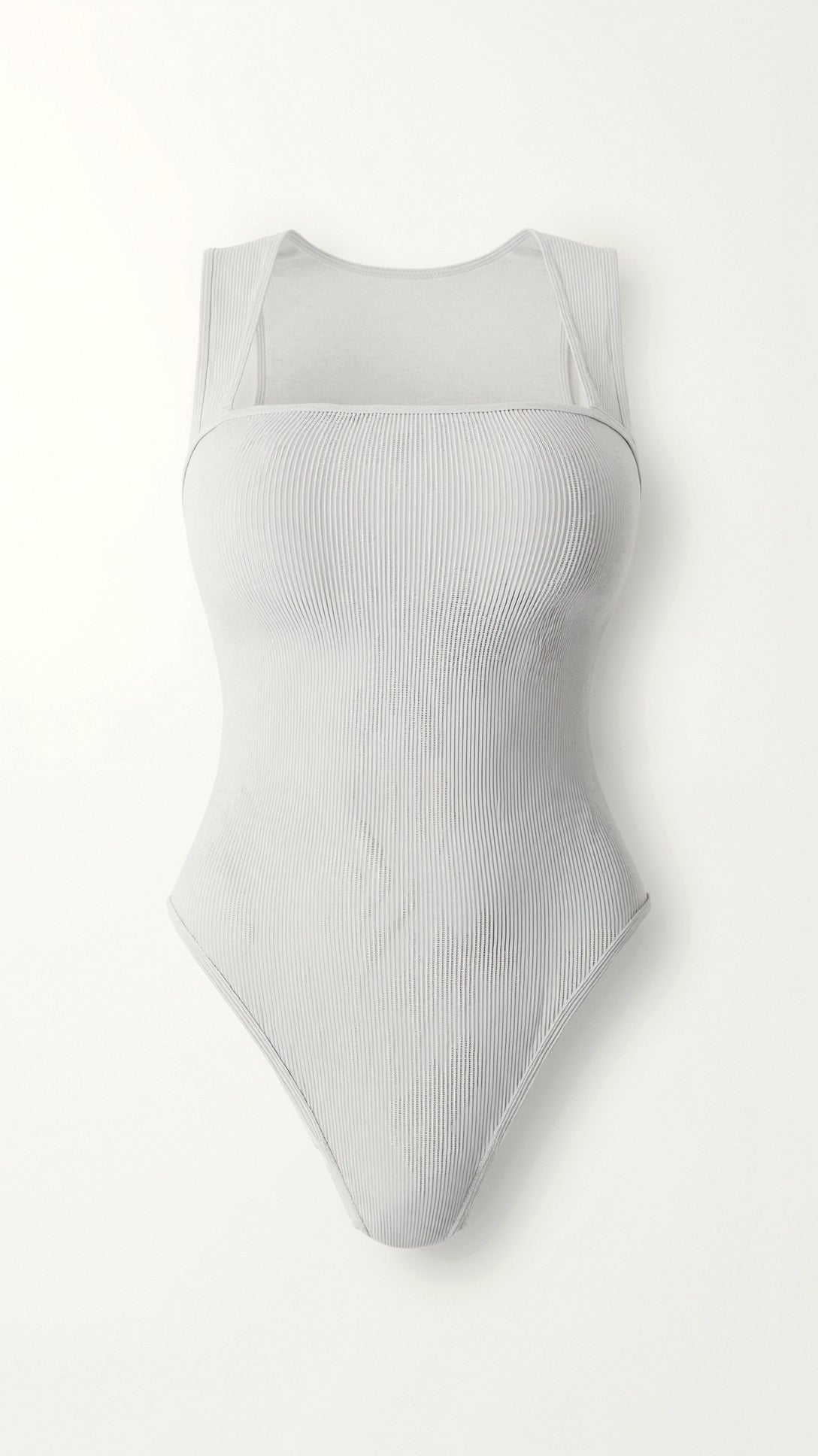 Body de Canalé con Escote Cuadrado