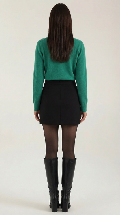 Top Gladys de Punto con Cuello Polo