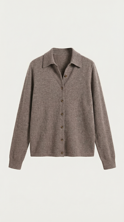Top Gladys de Punto con Cuello Polo