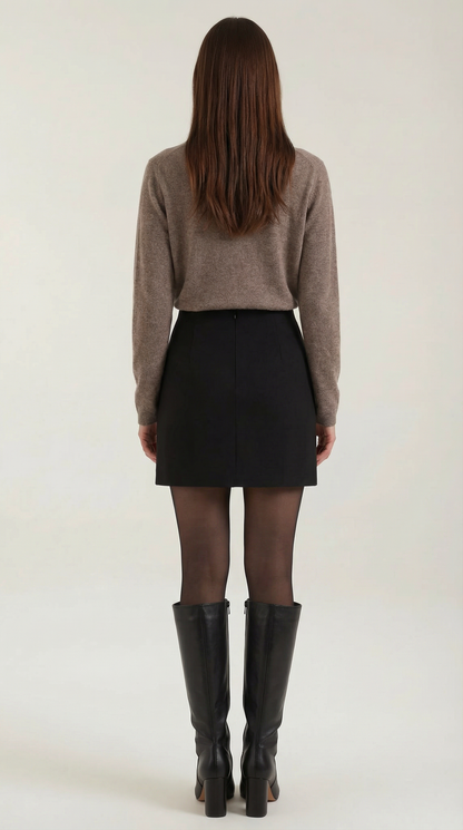 Top Gladys de Punto con Cuello Polo