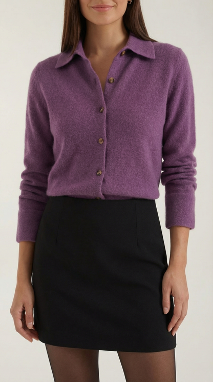 Top Gladys de Punto con Cuello Polo