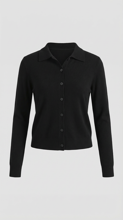 Top Gladys de Punto con Cuello Polo