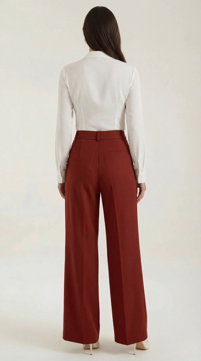 Pantalón Ancho Hazel de Tiro Alto
