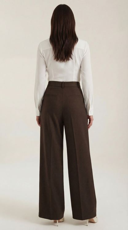 Pantalón Ancho Hazel de Tiro Alto