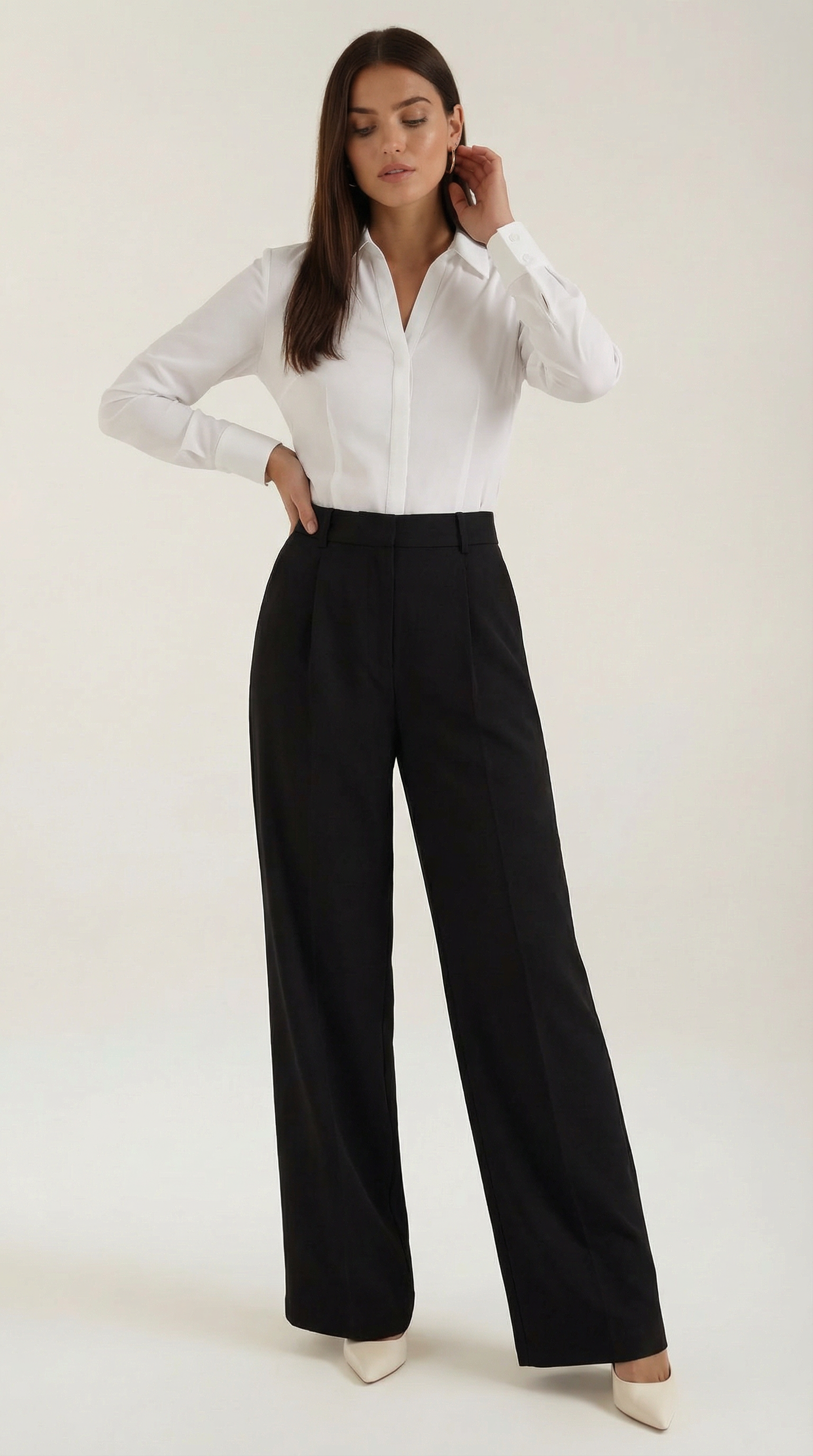 Pantalón Ancho Hazel de Tiro Alto