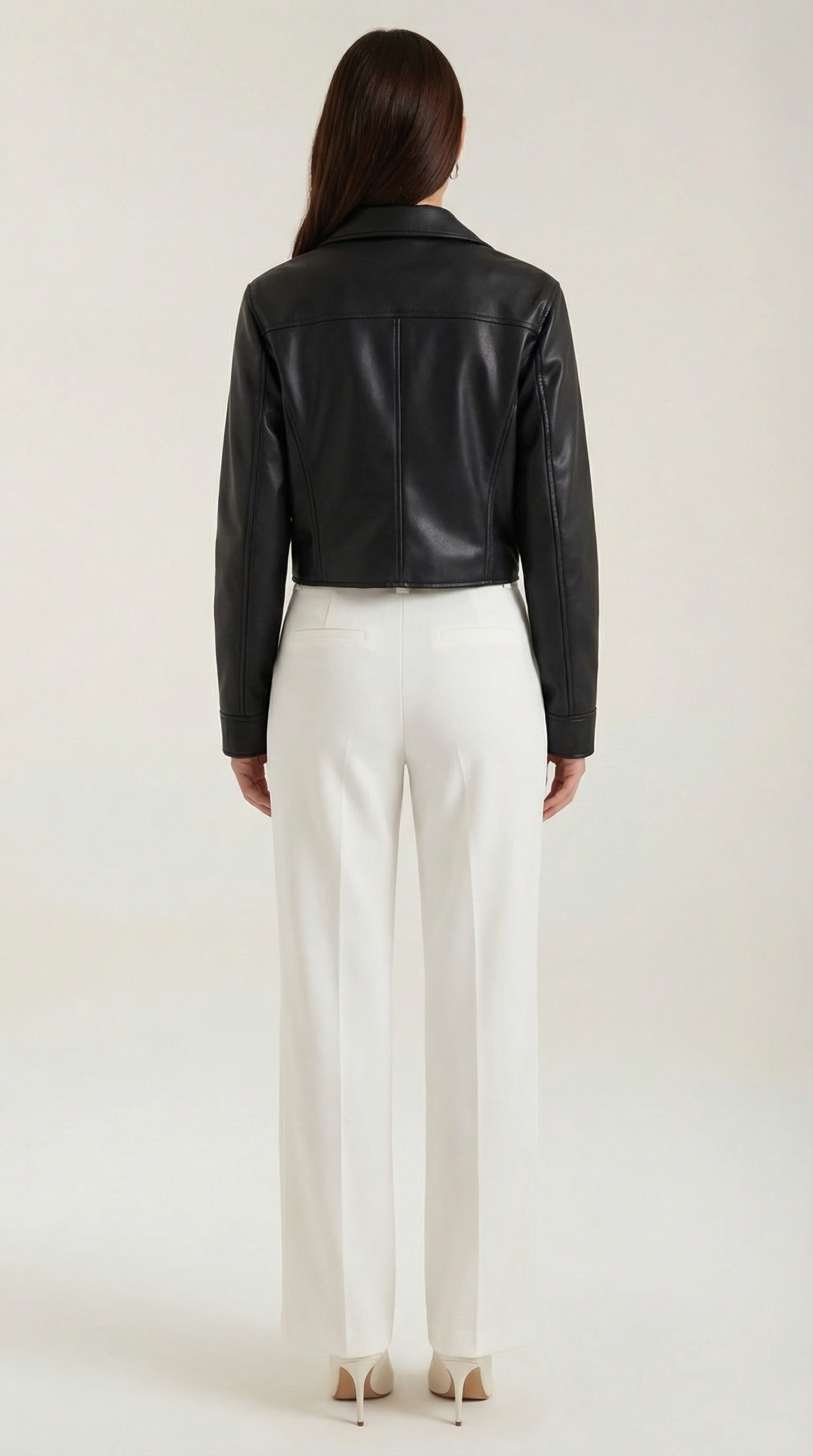 Chaqueta Heather de Efecto Piel