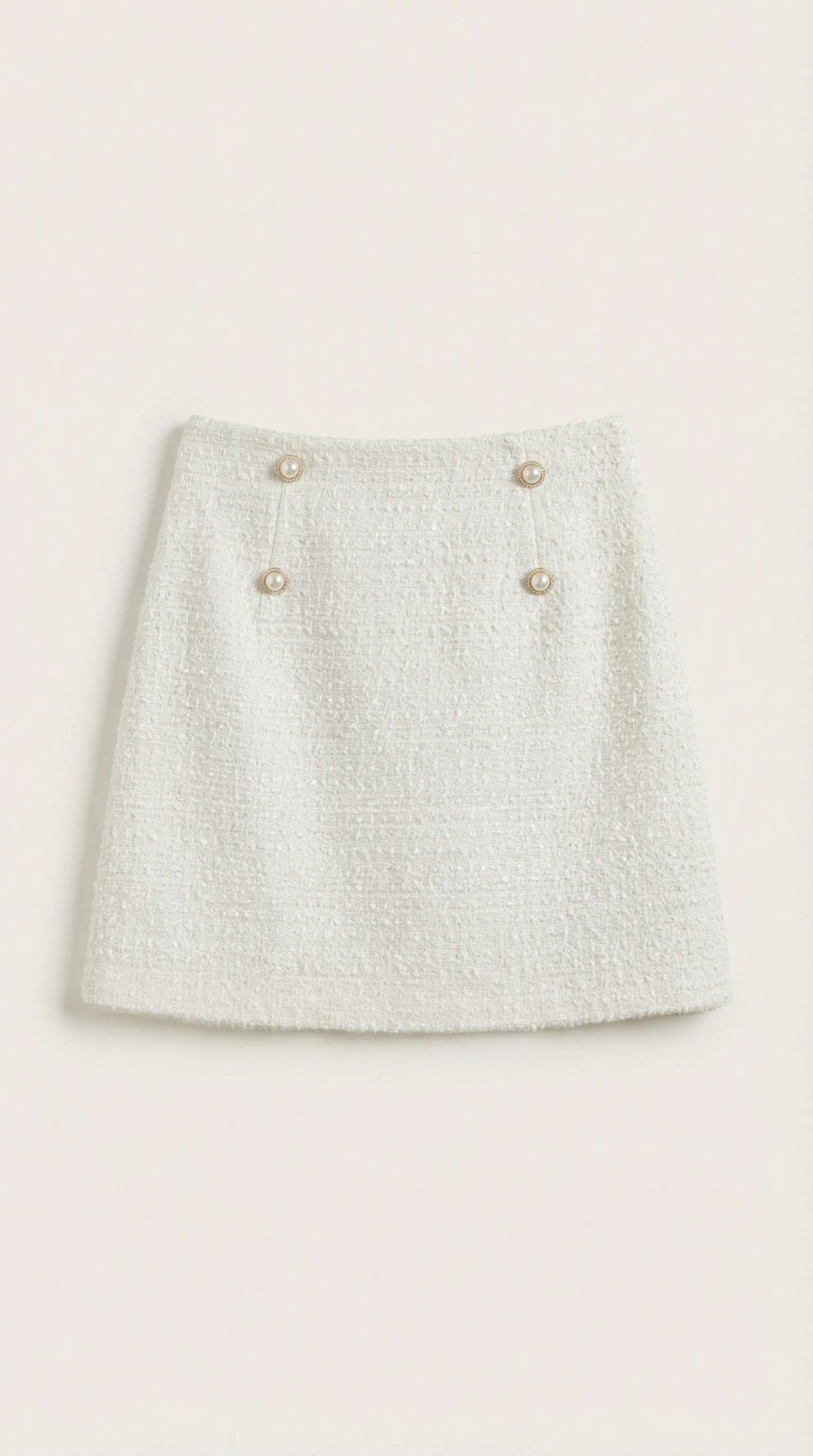 Minifalda Isla de Tweed Texturizado