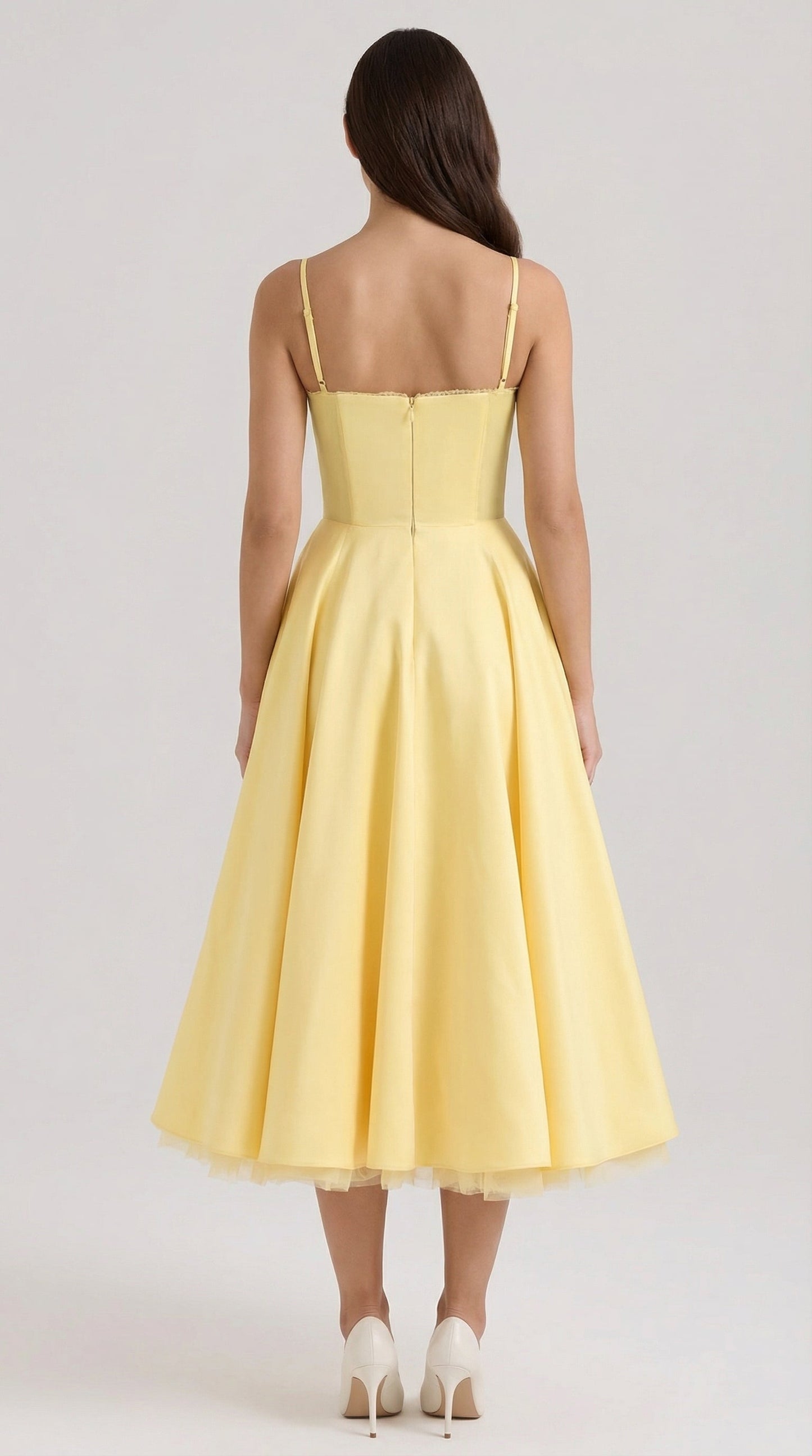 Vestido Midi Isolde de Tul