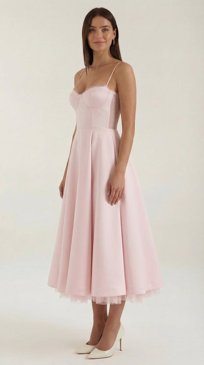Vestido Midi Isolde de Tul
