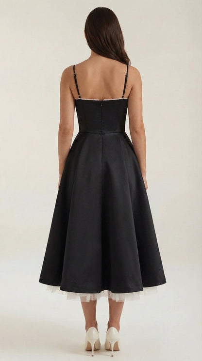Vestido Midi Isolde de Tul