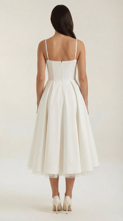 Vestido Midi Isolde de Tul