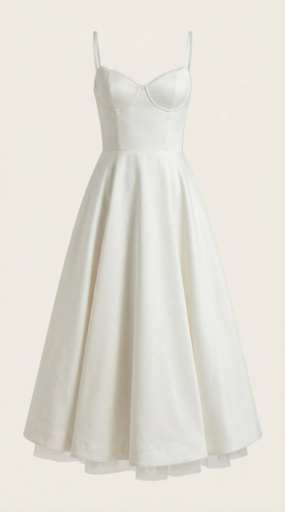 Vestido Midi Isolde de Tul