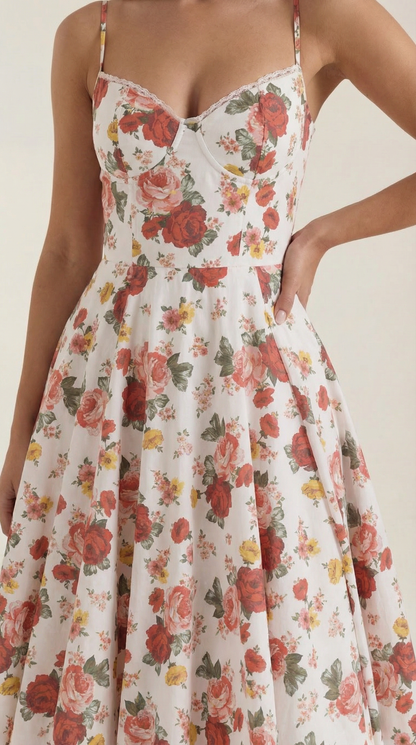 Vestido Midi Isolde de Tul