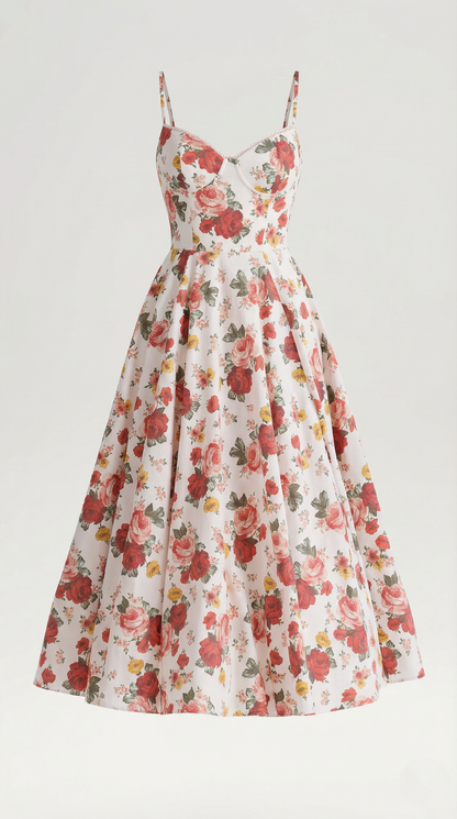 Vestido Midi Isolde de Tul