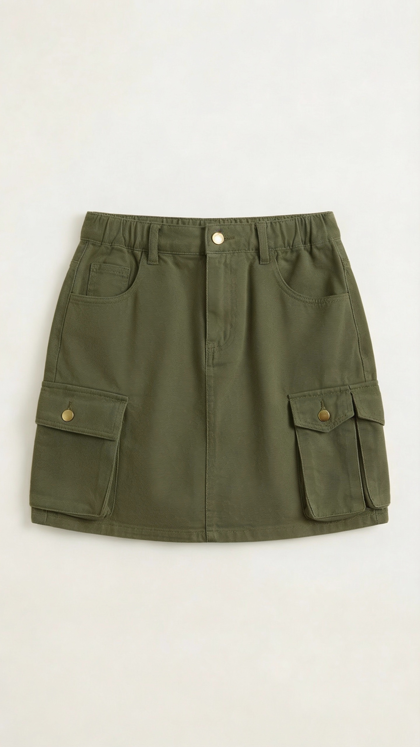 Minifalda Ivy de Algodón con Bolsillos Cargo