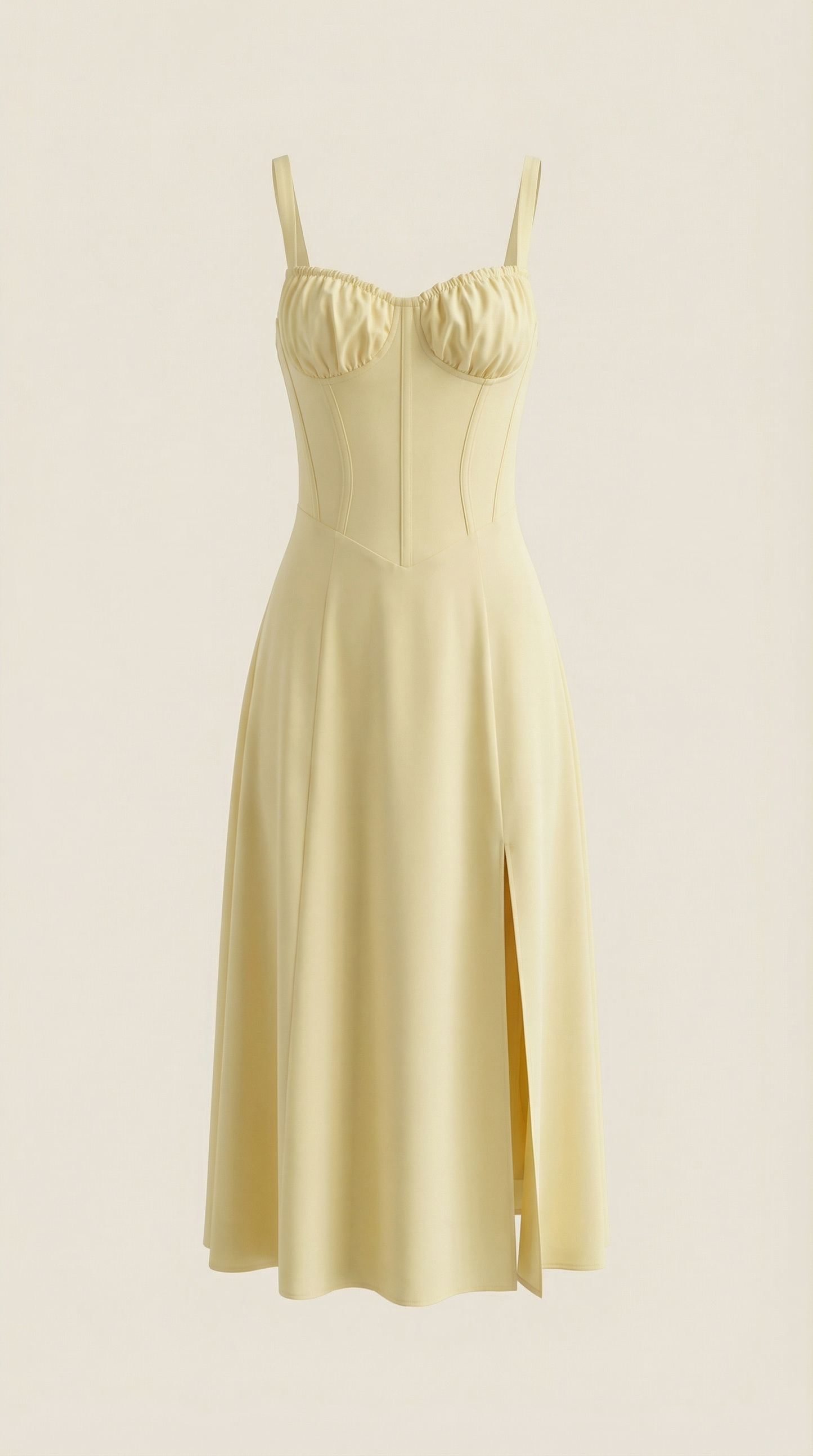 Vestido Midi Jade con Cordones